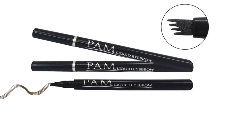 PAMリキッドアイブロウ 日本製ウォータープルーフ眉メイク